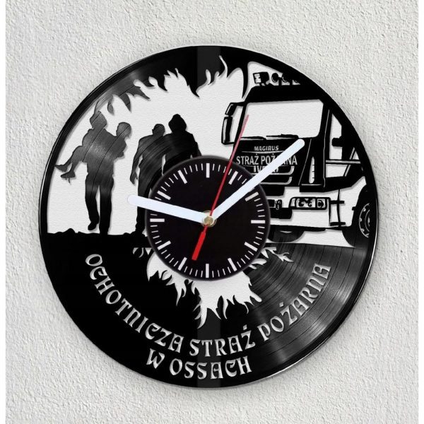 Prezent Straż Pożarna, Personalizacja Zegar winyl
