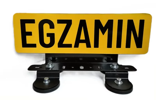 tablica nauka jazdy egzamin j